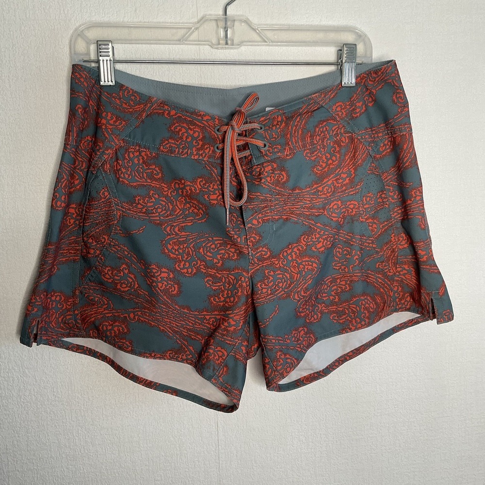Columbia Drainmaker shorts women's  size 10 Paisley UPF +50 Sun Protection Beach